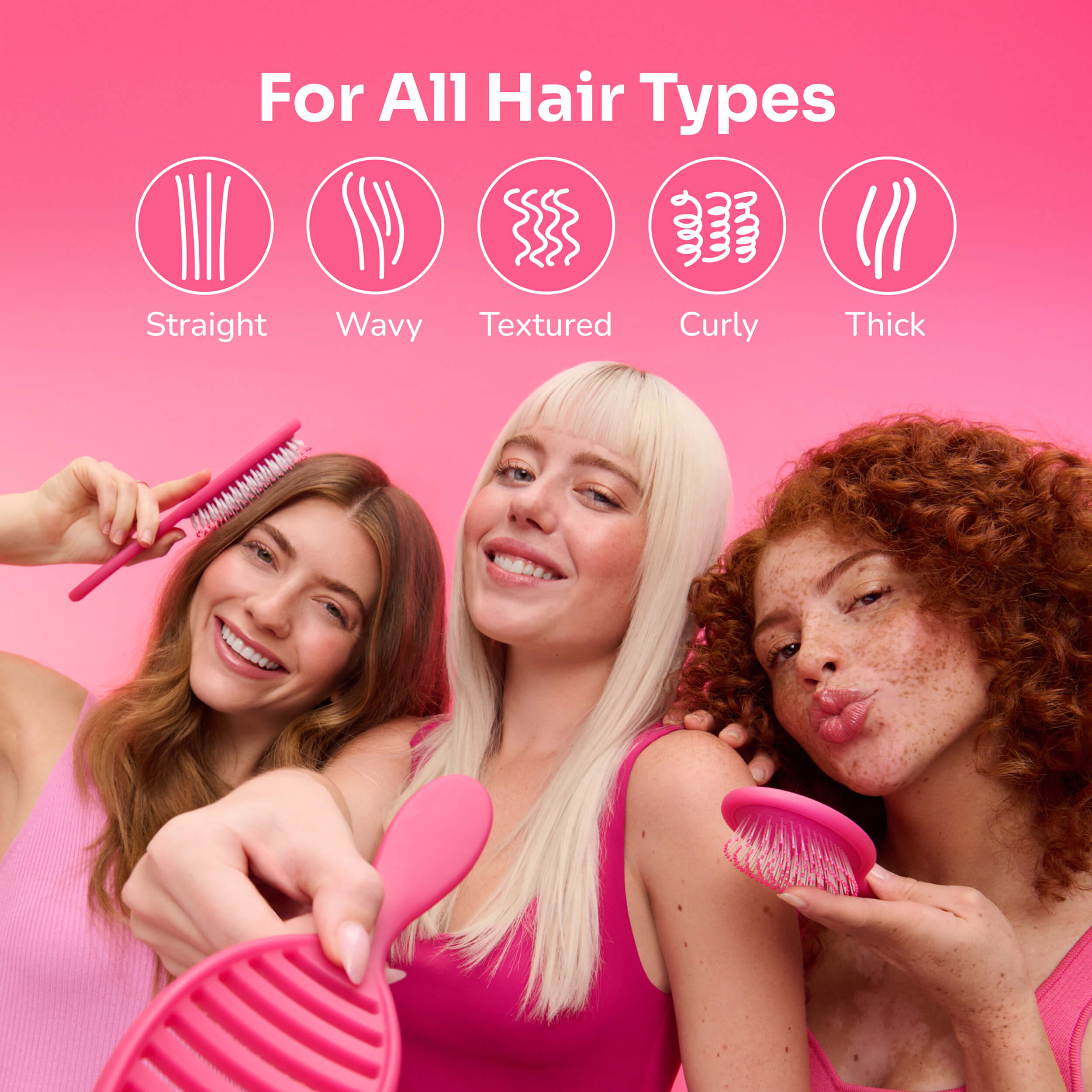 Mini Detangler - Frost Pink - Image 7